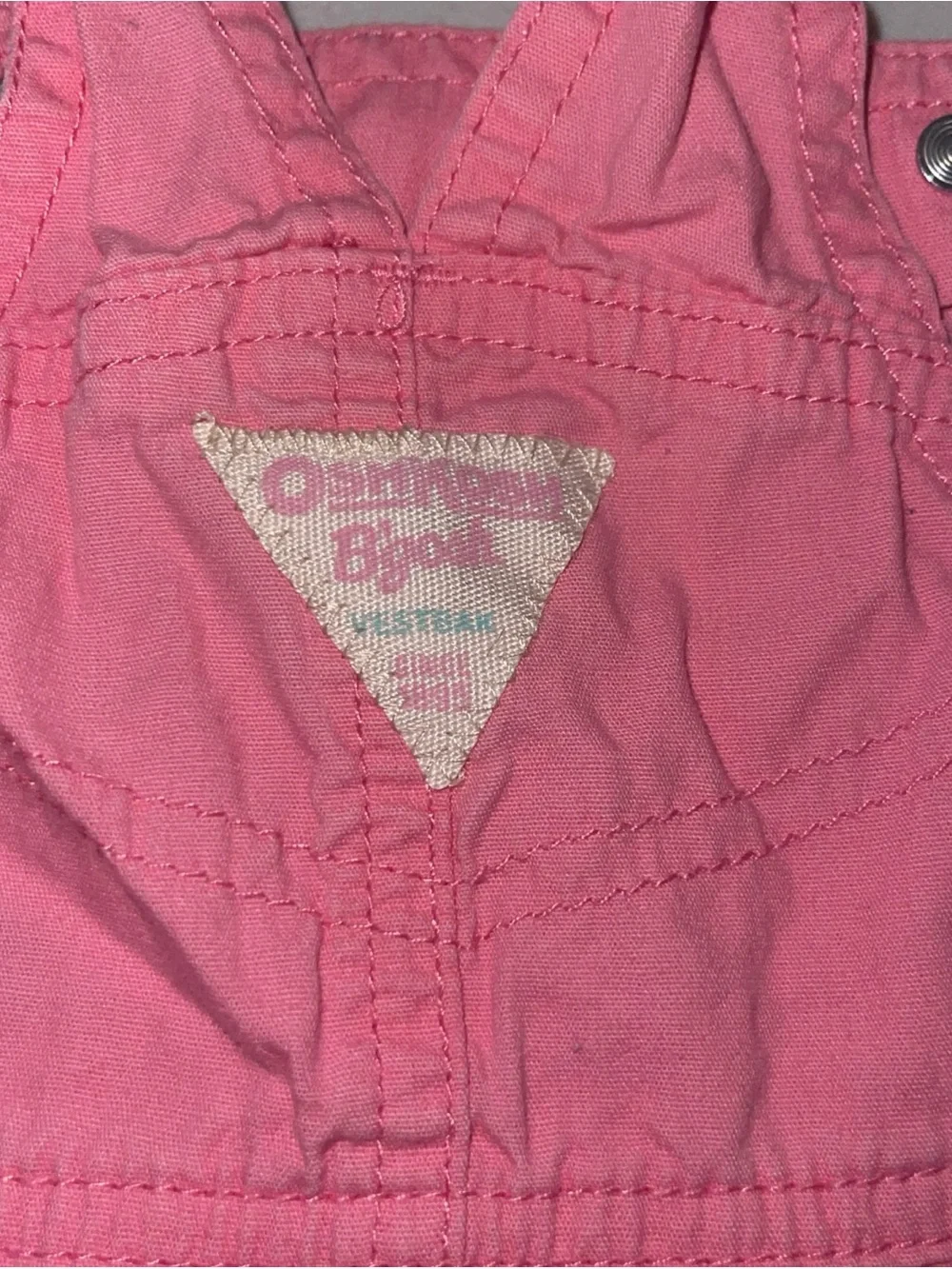 VTG 90s lady bug Osh Kosh Baby Overall Dress 6 months